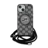 Karl Lagerfeld - IML Crossbody MagSafe (KLHMP15SHCKCKLCK) - iPhone 15 - Monogram Karl&Choupette Head