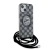 Karl Lagerfeld - IML Crossbody MagSafe (KLHMP15SHCKCKLCK) - iPhone 15 - Monogram Karl&Choupette Head
