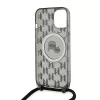 Karl Lagerfeld - IML Crossbody MagSafe (KLHMP15SHCKCKLCK) - iPhone 15 - Monogram Karl&Choupette Head