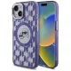 Karl Lagerfeld - IML MagSafe (KLHMP15SHMCKMHU) - iPhone 15 - Purple Monogram Karl&Choupette Head