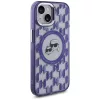 Karl Lagerfeld - IML MagSafe (KLHMP15SHMCKMHU) - iPhone 15 - Purple Monogram Karl&Choupette Head