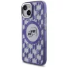 Karl Lagerfeld - IML MagSafe (KLHMP15SHMCKMHU) - iPhone 15 - Purple Monogram Karl&Choupette Head