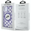 Karl Lagerfeld - IML MagSafe (KLHMP15SHMCKMHU) - iPhone 15 - Purple Monogram Karl&Choupette Head