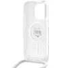 Karl Lagerfeld - IML Crossbody MagSafe (KLHMP15XHCCHNT) - iPhone 15 Pro Max - Clear Choupette Head&Cord