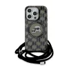 Karl Lagerfeld - IML Crossbody MagSafe (KLHMP15XHCKCKLCK) - iPhone 15 Pro Max - Monogram Karl&Choupette Head