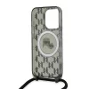 Karl Lagerfeld - IML Crossbody MagSafe (KLHMP15XHCKCKLCK) - iPhone 15 Pro Max - Monogram Karl&Choupette Head