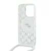 Karl Lagerfeld - IML Crossbody MagSafe (KLHMP15XHCKCKLCT) - iPhone 15 Pro Max - Clear Monogram Karl&Choupette Head