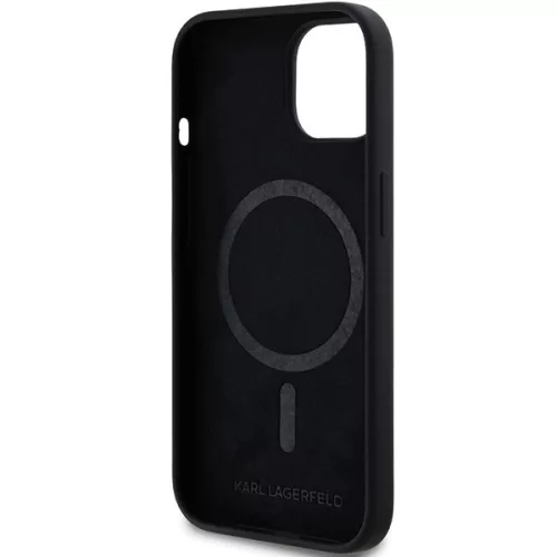 Karl Lagerfeld - Silicone MagSafe (KLHMP15MSCHPPLK) - iPhone 15 Plus - Choupette Head