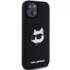 Karl Lagerfeld - Silicone MagSafe (KLHMP15MSCHPPLK) - iPhone 15 Plus - Choupette Head