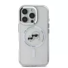 Karl Lagerfeld - IML MagSafe (KLHMP16LHLSKCH) - iPhone 16 Pro - White Metal Karl&Choupette Head