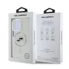Karl Lagerfeld - IML MagSafe (KLHMP16LHLSKCH) - iPhone 16 Pro - White Metal Karl&Choupette Head