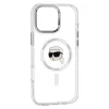 Karl Lagerfeld - IML MagSafe (KLHMP16LHLSKIH) - iPhone 16 Pro - White Metal Karl's Head