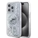 Karl Lagerfeld - Liquid Glitter MagSafe (KLHMP15LLGKCSGH) - iPhone 15 Pro - Transparent Karl&Choupette Head