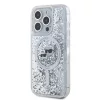 Karl Lagerfeld - Liquid Glitter MagSafe (KLHMP15LLGKCSGH) - iPhone 15 Pro - Transparent Karl&Choupette Head