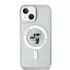 Karl Lagerfeld - Glitter MagSafe (KLHMP15MHGKCNOT) - iPhone 15 Plus - Transparent Karl&Choupette