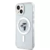 Karl Lagerfeld - Glitter MagSafe (KLHMP15MHGKCNOT) - iPhone 15 Plus - Transparent Karl&Choupette