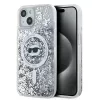 Karl Lagerfeld - Liquid Glitter MagSafe (KLHMP15MLGCHSGH) - iPhone 15 Plus - Transparent Choupette Head