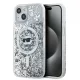 Karl Lagerfeld - Liquid Glitter MagSafe (KLHMP15MLGCHSGH) - iPhone 15 Plus - Transparent Choupette Head