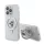 Karl Lagerfeld - Hardcase Ring Stand MagSafe (KLHMP14LHMRSKCH) - iPhone 14 Pro - White Karl&Choupette