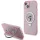 Karl Lagerfeld - Hardcase Ring Stand MagSafe (KLHMP15MHMRSKCP) - iPhone 15 Plus - Pink Karl&Choupette
