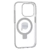 Karl Lagerfeld - Hardcase Ring Stand MagSafe (KLHMP15LHMRSKHH) - iPhone 15 Pro - White Karl Head