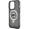 Karl Lagerfeld - Hardcase Ring Stand MagSafe (KLHMP15LHMRSKHK) - iPhone 15 Pro - Karl Head