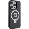 Karl Lagerfeld - Hardcase Ring Stand MagSafe (KLHMP15LHMRSKHK) - iPhone 15 Pro - Karl Head
