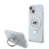 Karl Lagerfeld - Hardcase Ring Stand MagSafe (KLHMP15SHMRSKHH) - iPhone 15 - White Karl Head