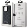 Karl Lagerfeld - Leather MagSafe (KLHMP15LPKHPORPK) - iPhone 15 Pro - Monogram Metal Logo