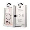 Karl Lagerfeld - Hardcase MagSafe (KLHMP14LHKCP) - iPhone 14 Pro - Pink Karl & Choupette Aluminium
