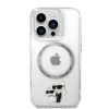 Karl Lagerfeld - Hardcase MagSafe (KLHMP14LHNKCIT) - iPhone 14 Pro - Transparent Iconic Karl&Choupette