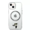 Karl Lagerfeld - Hardcase MagSafe (KLHMP14MHNKCIT) - iPhone 14 Plus - Clear Iconic Karl&Choupette