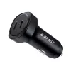 Acefast - Car Charger (B2) - 2x Type-C, Dual PD Fast Charging, 72W, Built-in Voltage Regulator Chip - Black