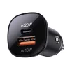 Acefast - Car Charger (B1) - Type-C, USB, Dual-Port, 38W, PD Fast Charging, with LED Light - Black