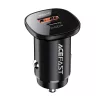 Acefast - Car Charger (B1) - Type-C, USB, Dual-Port, 38W, PD Fast Charging, with LED Light - Black