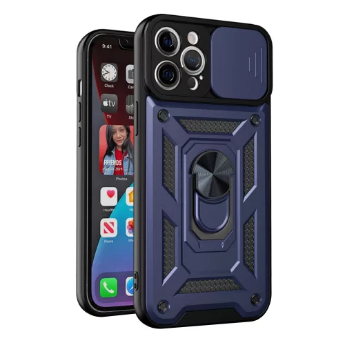 Techsuit - CamShield ütésálló tok - iPhone 12 Pro - Kék