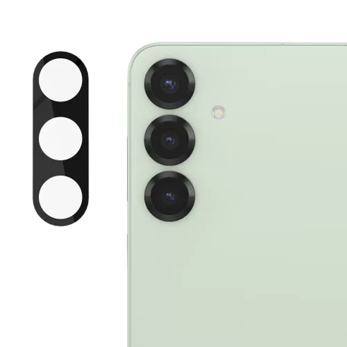 Techsuit - Full Camera - Kameravédő üvegfólia - Samsung Galaxy S25 Plus - Fekete