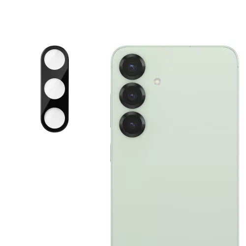 Techsuit - Full Camera Glass - Samsung Galaxy S25 Plus - Black