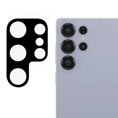 Techsuit - Full Camera - Kameravédő üvegfólia - Samsung Galaxy S25 Ultra - Fekete