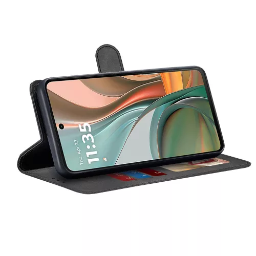 Techsuit - Diary Book kinyitható tok - Motorola Moto G75 - Fekete