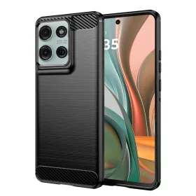 Techsuit - Carbon szilikon tok - Motorola Moto G75 - Fekete