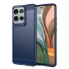 Techsuit - Carbon szilikon tok - Motorola Moto G75 - Kék