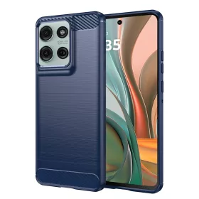 Techsuit - Carbon szilikon tok - Motorola Moto G75 - Kék