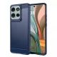 Techsuit - Carbon szilikon tok - Motorola Moto G75 - Kék