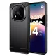 Techsuit - Carbon szilikon tok - Xiaomi Redmi Note 14 Pro+ 5G - Fekete