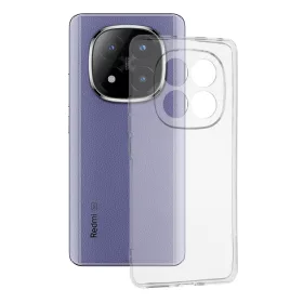   Techsuit - Clear Silicone tok - Xiaomi Redmi Note 14 Pro+ 5G - Átlátszó