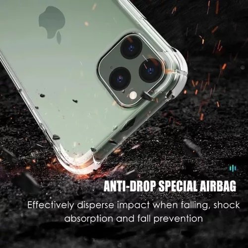 Techsuit - Shockproof Átlátszó Ütésálló Szilikon tok - Xiaomi Redmi Note 14 Pro+ 5G - Átlátszó