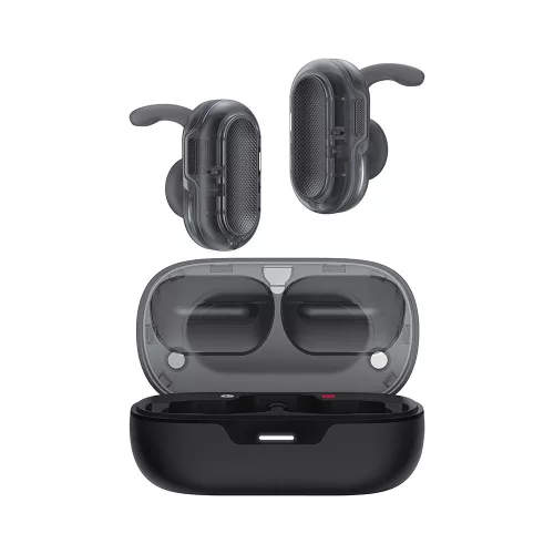 Acefast - Vezeték nélküli fülhallgató Acefit Neo (FA003) - USB-C, IPX4, Bluetooth 5.3, Hívászajcsökkentés, Basszuseffektus, 500mAh - Fekete