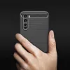Techsuit - Carbon szilikon tok - OnePlus Nord 5G - Fekete