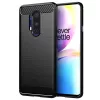 Techsuit - Carbon szilikon tok - OnePlus 8 Pro - Fekete